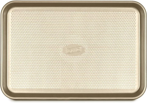 Glad Premium Nonstick Cookie Sheet, Heavy Duty Baking Pan with Raised Diamond Texture, Medium Size