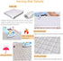 Ironing Mat Blanket, Portable Travel Ironing Pad, Quilted Heat Resistant Cover for Washer, Dryer, Table Top 33"X19"