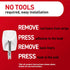 Command Small Wire Toggle Hooks, 4 Wall Hooks & 5 Command Strips, Damage-Free Hanging, Holds up to 0.5 lb