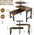 Countertop 3 Countertop Kitchen Organizer, Tier Moveable Corner Shelf Kitchen Shelf with Hook, Organizer for Bathroom
