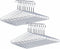 Amber Home 20 Pack Heavy Duty Metal Shirt Coat Hangers, 17 Inch Stainless Steel with Polished Chrome