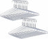 Amber Home 20 Pack Heavy Duty Metal Shirt Coat Hangers, 17 Inch Stainless Steel with Polished Chrome