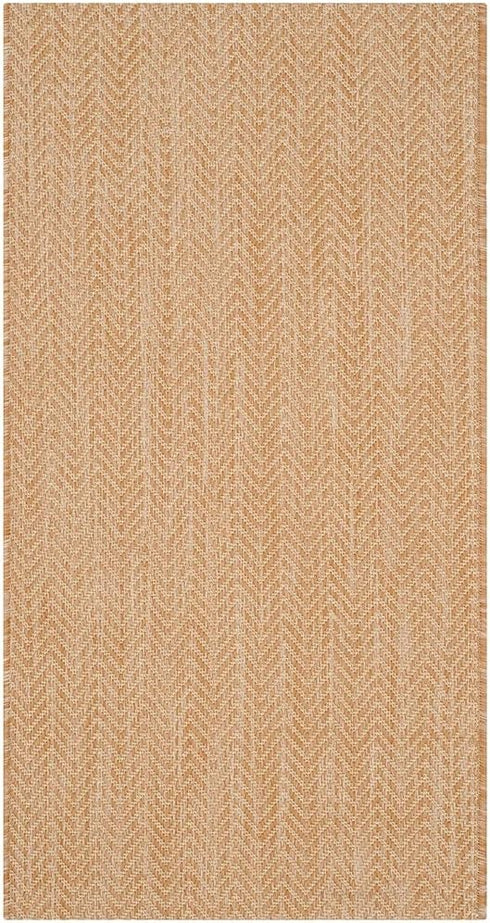 SAFAVIEH Courtyard Collection Accent Rug, 2' x 3'7', Natural / Cream CY8022, Indoor/Outdoor Patio Rug