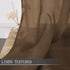 Tollpiz Sheer Tier Curtain Set of 2 Panels - Linen Textured Light Filtering Rod Pocket Voile Small Curtains for
