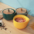 everous Salt Box base grey color Salt Cellar Elegant Design salt Boxes Big Capacity Wood lid grey Ceramic Base