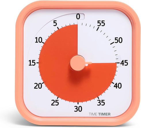 TIME TIMER Home MOD - 60 Minute Kids Visual Timer for Homeschool Supplies, Silent Operation