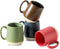 Hasense 15 Ounce Porcelain Coffee Mugs Set of 4 with Large Handle