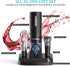 Moocoo Electric Wine Opener with Charging Base, Cordless Bottle Opener with 2-in-1 Aerator & Pourer, Easy Storage