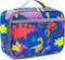 FlowFly Kids Insulated Lunch Box, Soft Bag Mini Cooler Thermal Meal Tote Kit for Girls, Boys, Dinosaur
