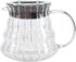 Fdit High Borosilicate Glass Coffee Pot, Exquisite Kettle with Rubber Cover, Coffee Maker for Home, Hotel, Office (1#)