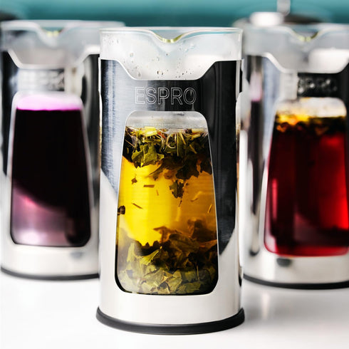 ESPRO P5 French Press - Double Micro-Filtered Coffee and Tea Maker, Grit-Free and Bitterness-Free Brews, Durable