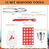 62 Set Set 1.7 oz Mepase Pcs Seafood Tools Nut Cracker Crab Crackers, Crab Forks/picks, Lobster Shellers, Dipping Sauce