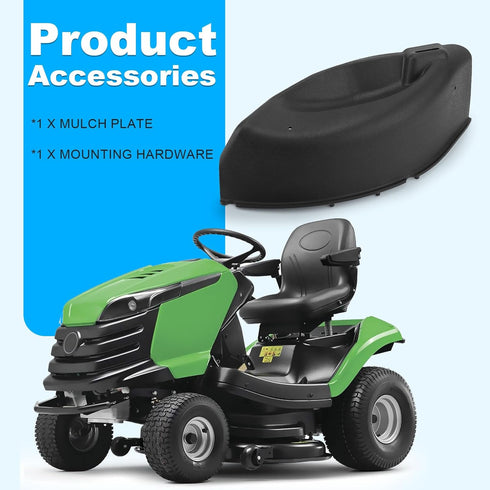 42-Inch 134079, 198383, 136420 954040501 Mulch Cover Kit Compatible with Lawn Tractor Deck for Husqvarna/Craftsman Lawn