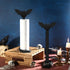 Yaomiao 2 Pcs Paper Towel Holder Bat Halloween Decor Gothic Paper Towel Holder Modern Witchy Dispenser Wooden Roll