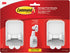Command Spray Bottle Hangers, White/Gray, 2