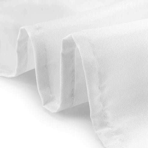 Lann's Linens - 70" Square Premium Tablecloth for Wedding/Banquet/Restaurant, White