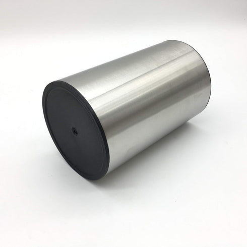 Stainless Steel Kitchen Utensil Holder, Round Shape Utensils Crock, 7" by 4.3" (utensils not included)