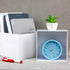 KCGANI 5 White Acrylic Cube Cupcake Dessert Display Stands, Sides Nesting Risers Boxes, Square Acrylic Table Decorate