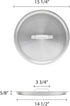 Thunder Group Pot Lid for 40 Quart, Silver