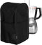 Crutello Food Processor Cover with Storage Pockets for Large Custom 11-14 Cup Processor, Black Cover
