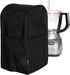 Crutello Food Processor Cover with Storage Pockets for Large Custom 11-14 Cup Processor, Black Cover