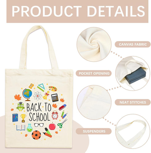ORJ 13 15 inch * Sublimation Blank Canvas Bags Bulk,Tote Bags for Sublimation, Canvas Tote Bags DIY Custom Shopping Bag