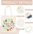 ORJ 13 15 inch * Sublimation Blank Canvas Bags Bulk,Tote Bags for Sublimation, Canvas Tote Bags DIY Custom Shopping Bag