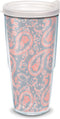 Tervis Paisley Pattern Double Walled Insulated Tumbler Travel Cup, Made in USA, 24oz, Keeps Drinks Cold & Hot