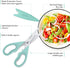 Kitchen Shears, iBayam Kitchen Scissors Heavy Duty Meat Scissors Poultry Shears, Dishwasher Safe Food Cooking Scissors All Purpose Stainless Steel Utility Scissors, 2-Pack (Aqua Sky) by iBayam