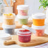 4 Oz 12-Count TUZAZO Small Freezer Containers with Lids BPA Free Small Plastic Food Storage Containers for Snack