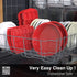 SILIVO 9.5 inch Round Nonstick Silicone Cake Molds - 2 Pack for Layer, Cheese & Chocolate Cakes