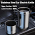 Acouto 12V Car Kettle 350Ml+150ML Stainless Steel Car Electric Heating Kettle Coffee Tea Travel Water Heating Cup by Acouto