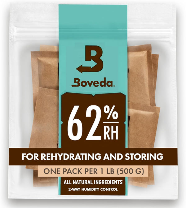 Boveda 62% Two-Way Humidity Control Packs for Storing 1 lb – Size 67 – 4 Pack