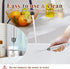 Rechargeable Milk Frother Handheld, Electric Foam Maker Wand, 3 Stainless Whisks, Drink Mixer for Lattes, Cappuccino