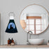 2 12x17 Halloween Decorations Cat Moon Starry Sky Hand Towels Hanging Kitchen Dish Towel with Loop PCS, Soft Super