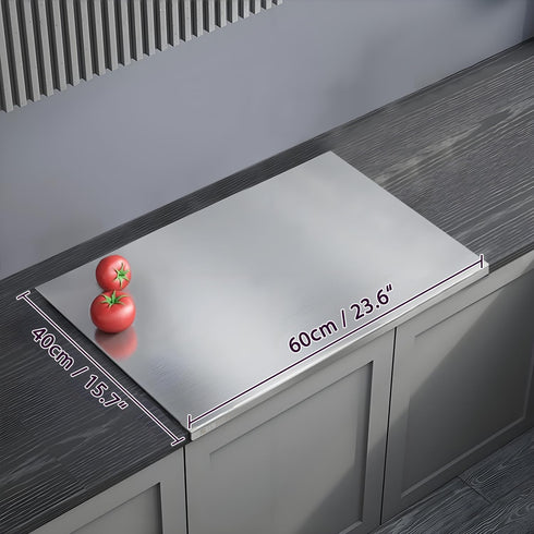 Scyllantric 304 Commercial (23.6 15.7in) Stainless Steel Cutting Board Stainless Steel Kitchen Chopping Boards