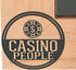 Pavilion Gift Company Casino People Photo Frame, 9.5" x 7.5", Self-Standing Gambling Desk Home Decor