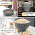 POPCO Silicone Microwave Popcorn Popper - Collapsible Bowl and Dishwasher Safe, 15 Colors Available, Gray