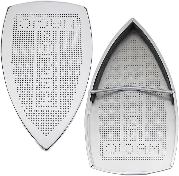 FQTANJU 2PCS Cover Iron Shoe for Electric Iron, Aluminum Ironing Shoe Compatible with Most Steam Irons