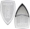 FQTANJU 2PCS Cover Iron Shoe for Electric Iron, Aluminum Ironing Shoe Compatible with Most Steam Irons