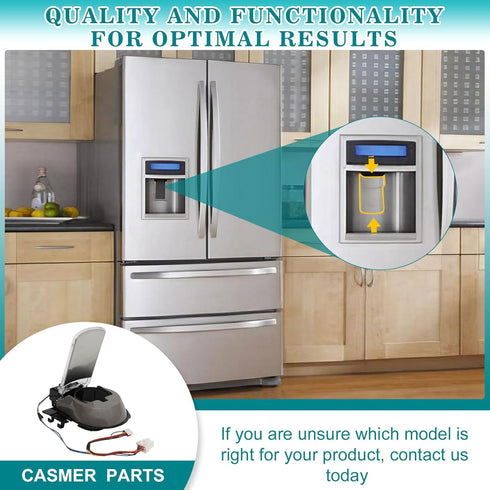 Upgraded DA97-12628H Dispenser Lever for Samsung Refrigerator Replacement AP5915084, Compatible with RF28HMEDBWW