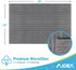 AIDEA Microfiber Kitchen Towels-8Pack, 18”x26”, Super Soft and Absorbent Drying Towels for Dishes, Multi-Purpose Microfiber Dish Towels for Kitchen, Home-Grey/White by AIDEA