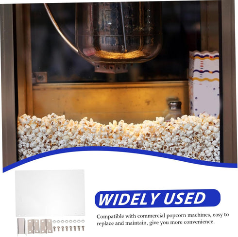 Ciieeo Protective Baffle for Automatic Popcorn Machine, Clear Panel Accessories for Household Popcorn Maker
