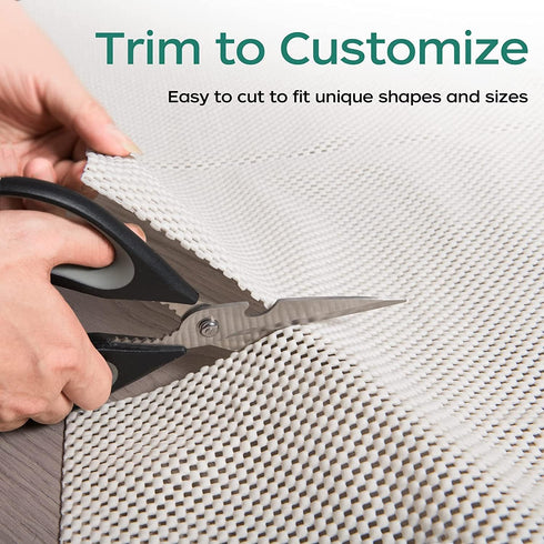 BAGAIL BASICS Non Slip Rug Pad Gripper - Extra Thick 2.5 x 9 Feet Carpet Pads for Area Rugs and Hardwood Floors