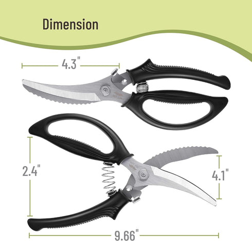 Mr. Pen- Heavy Duty Poultry Shears, Chicken Shears, Meat Cutting Scissors, Chicken Scissors Heavy Duty