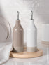 famiware Milkyway 16oz Ceramic Olive Oil Dispenser Bottle, Olive Oil and Vinegar
