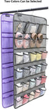 Closet 30 Hanging Baby Shoes Organizer Baby Headband Holder Organizer for Baby Bow Socks Underwear with Clear Pockets