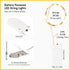 12 Pack 7ft 20 Fairy Lights Battery Operated String Lights, Led Fairy String Lights, Waterproof Copper Wire Firefly