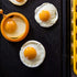 YOLCAR Rings(4 Pack, 4 Inches) Food Grade Silicone Egg Rings, Multicolor, Egg Ring Molds for Cooking, Fried Egg