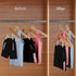 Mlici Connector Hooks Hanger Extenders for Velvet Hangers, Heavy Duty Space Saving Mini Cascading